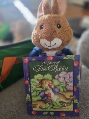 The Story Of Peter Rabbit Plush With Book